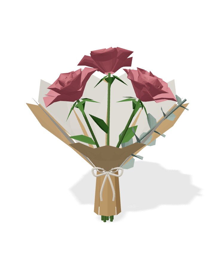 Trio de roses
